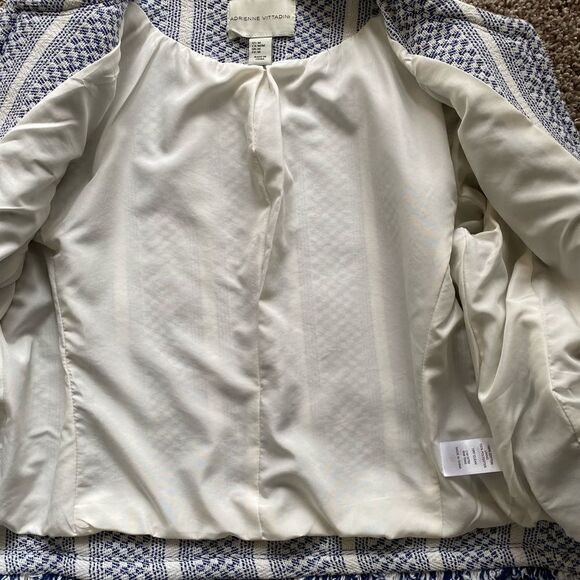 💼Like New Adrienne Vittadini Tweed Blazer, Long Sleeve, Full Zip - Picture 7 of 10